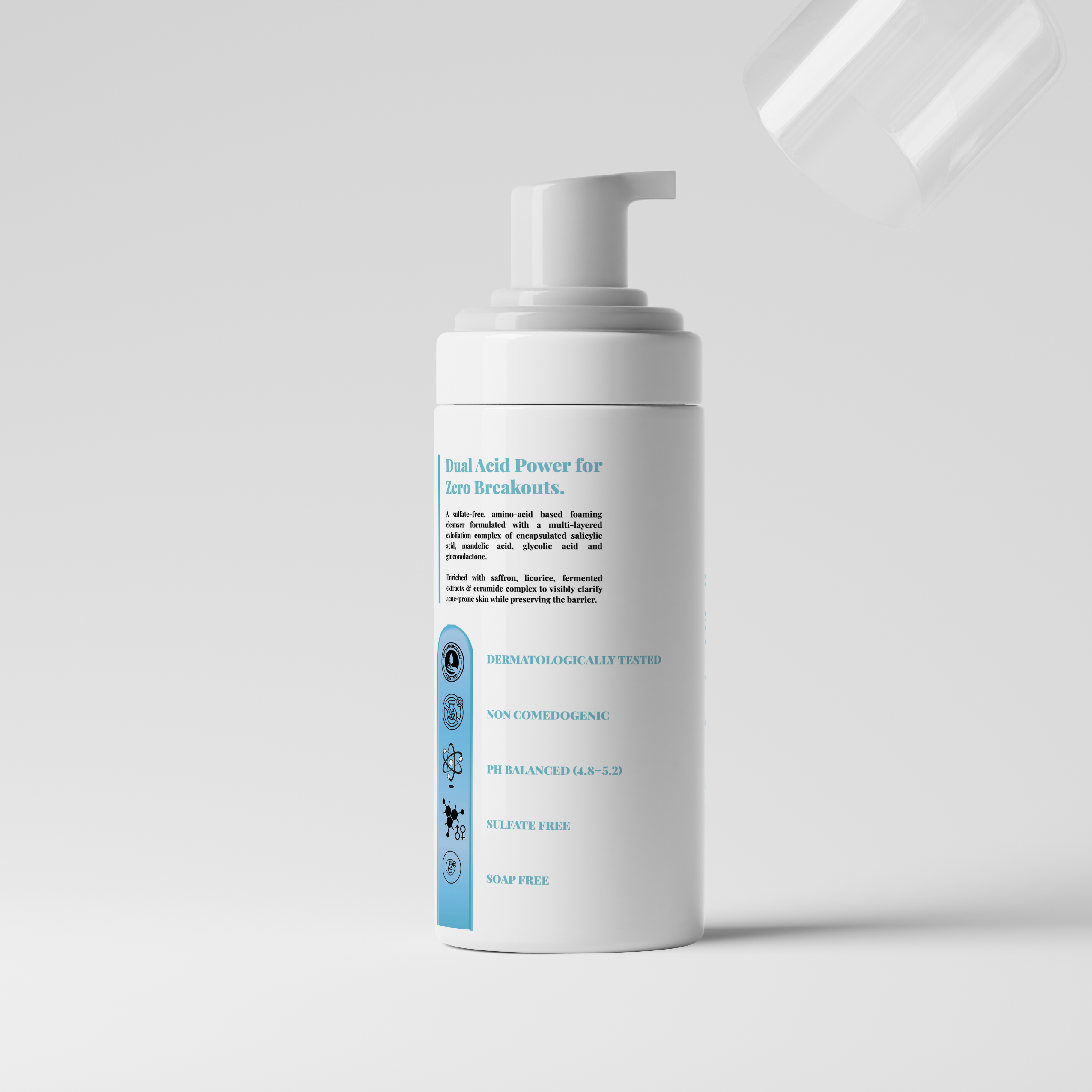 Anti-Acne Face Wash | Salicylic & Glycolic Acid Pore Refining Cleanser