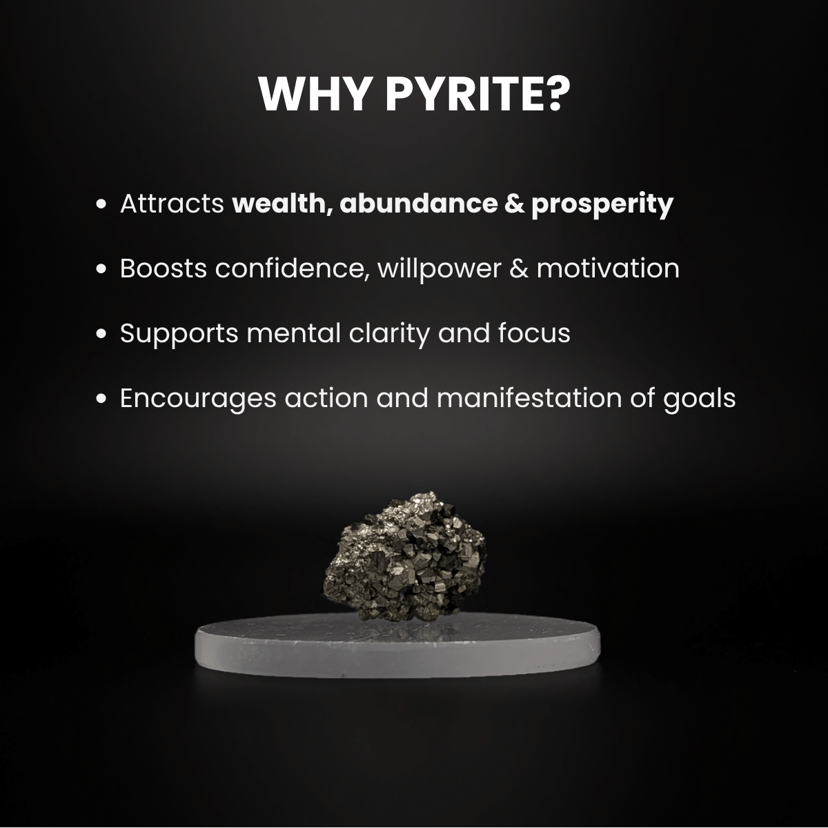 Raw Pyrite Geode Stone | Money‐Attractor Pyrite Stone