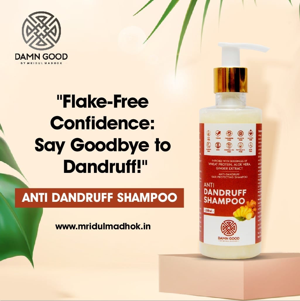 Damngood Anti Dandruff & Hair Protecting Shampoo -SLS & PARABENS FREE- 200ML