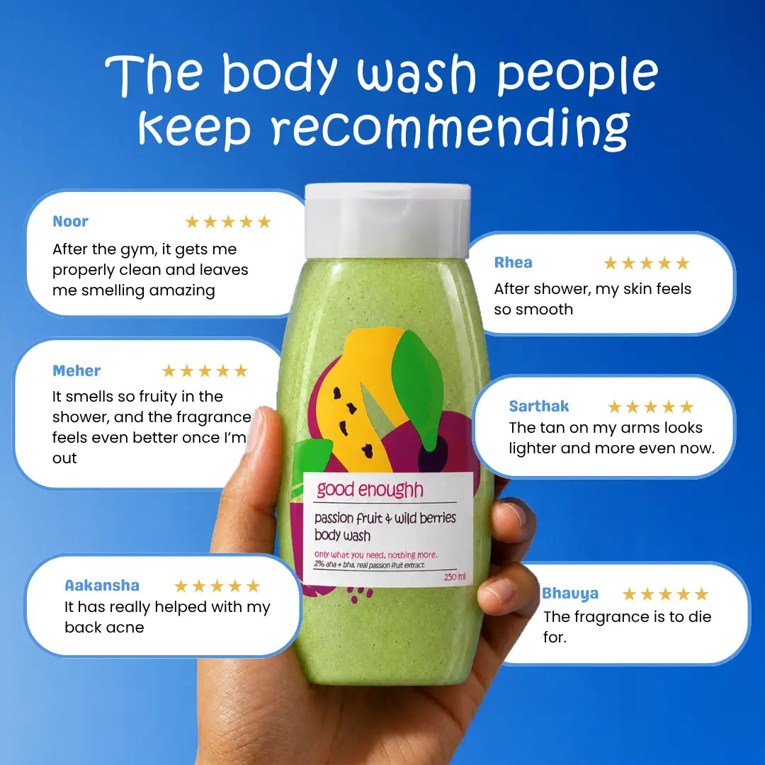 Passion Fruit & Wild Berries Exfoliating Body Wash