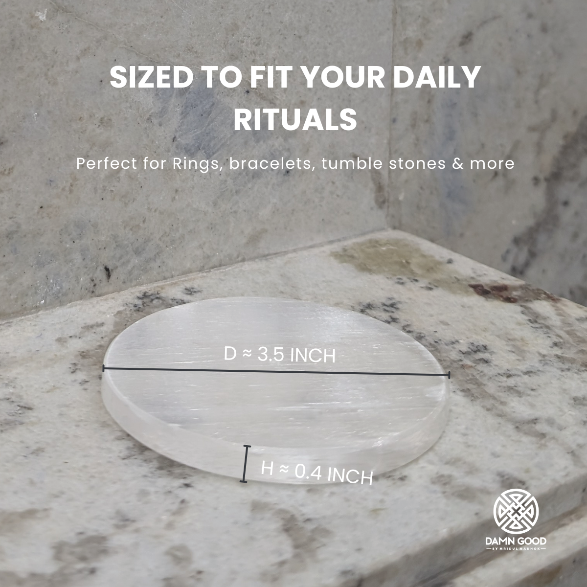 Selenite Crystal Charging Plate: Astro-Vastu Edition for Wealth, Clarity & Protection