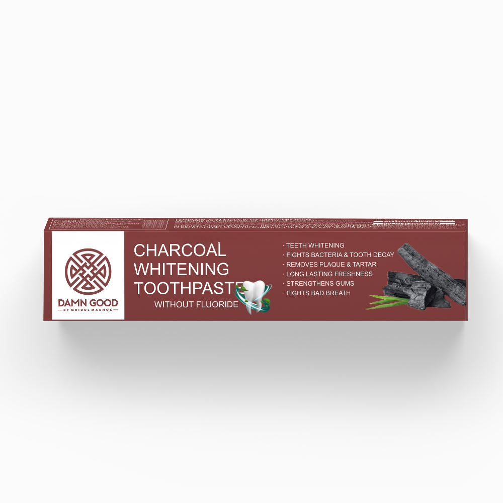 DamnGood Charcoal Herbal Tooth Paste For Teeth Whitening