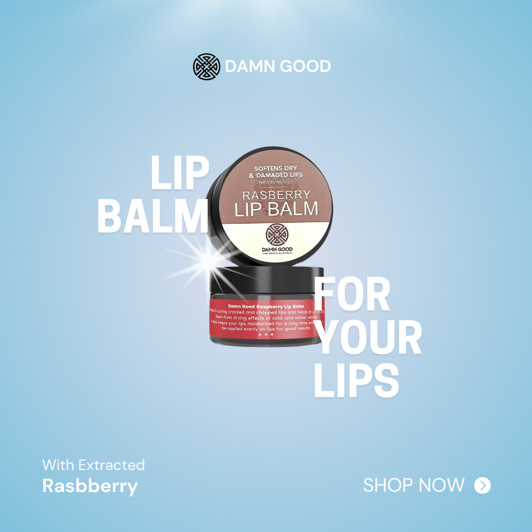 DamnGood Raspberry Lip Balm