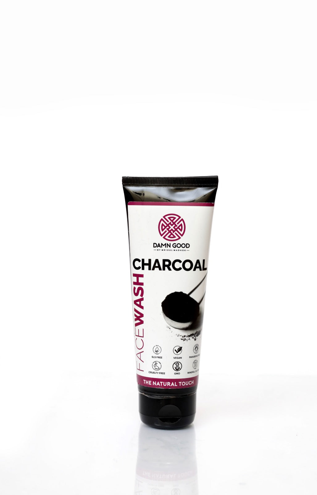 Damn Good Activated Charcoal Face Wash - No Parabens, SLS FREE & Mineral oil free- Tube 100 ml