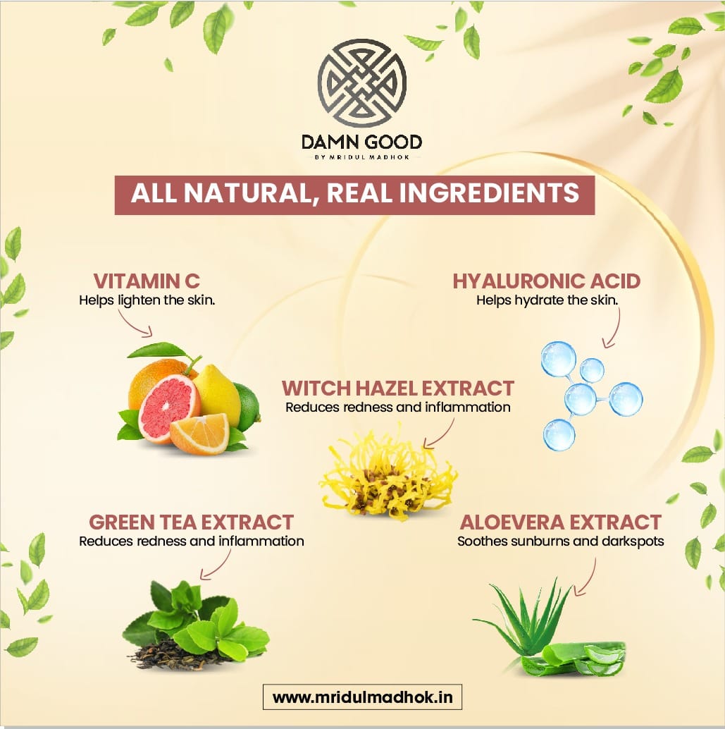 DamnGood Pigmentation Facial Serum Treat Hyperpigmentation ,Sun Damage & Brown Spots