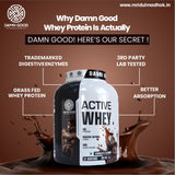 Damngood Active Whey Protein - Chocolate Flavour 5 Lbs