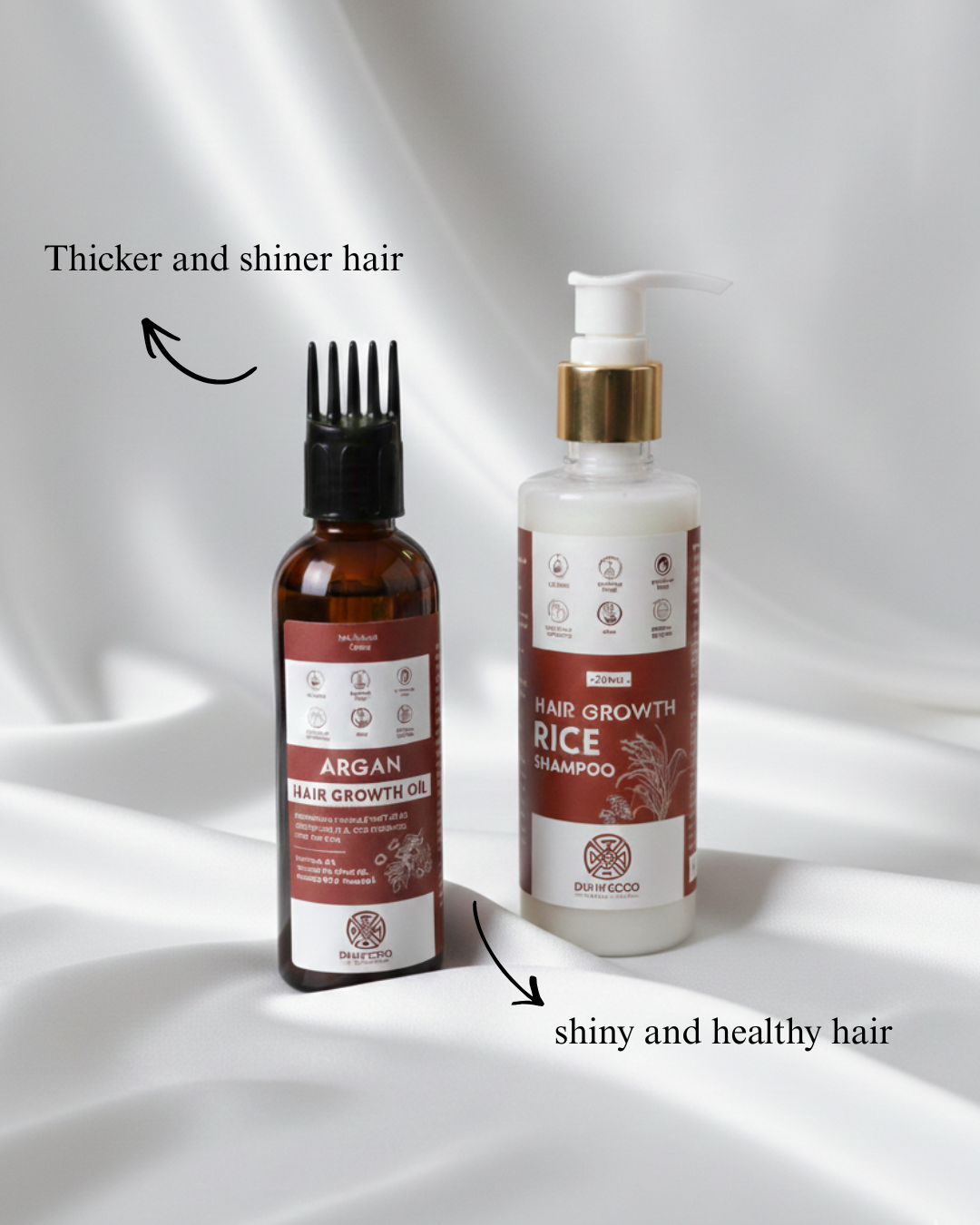 Damngood Argan Oil and Rice Shampoo Combo For Growth