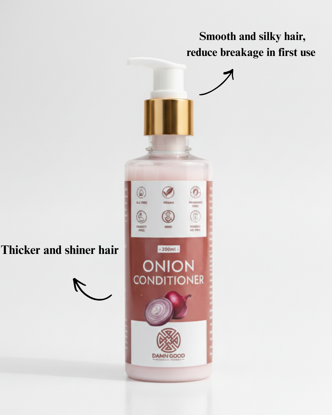 DamnGood Onion Conditioner For Hair Growth & Hair Fall -200 ML