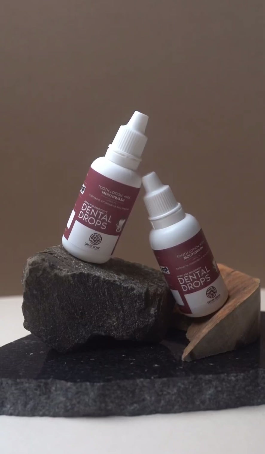 Ultimate Smile Duo: Activated Charcoal Whitening Toothpaste & Dental Drops for Sensitivity Relief