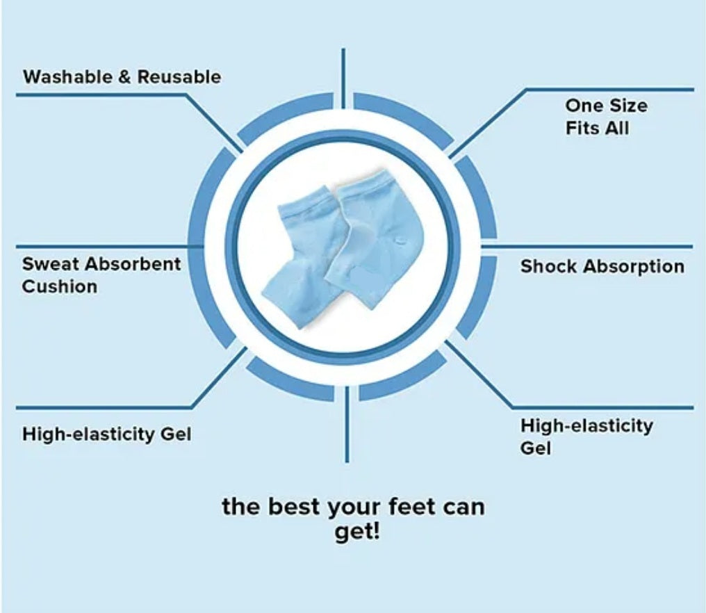Cracked Heel repair gel socks