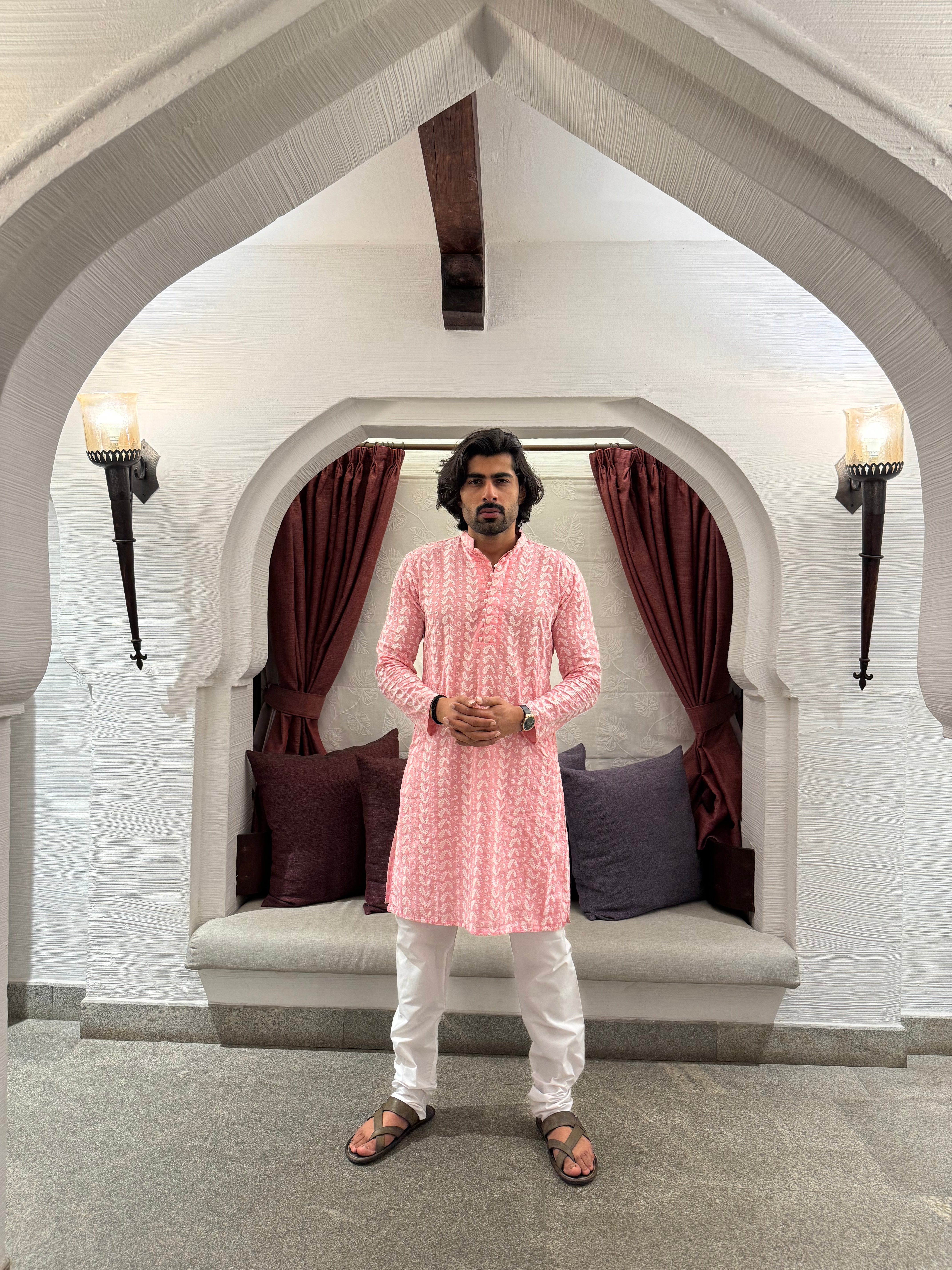 Lukhnowi Chikankari Kurta