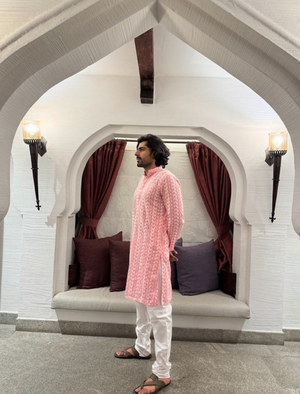 Lukhnowi Chikankari Kurta
