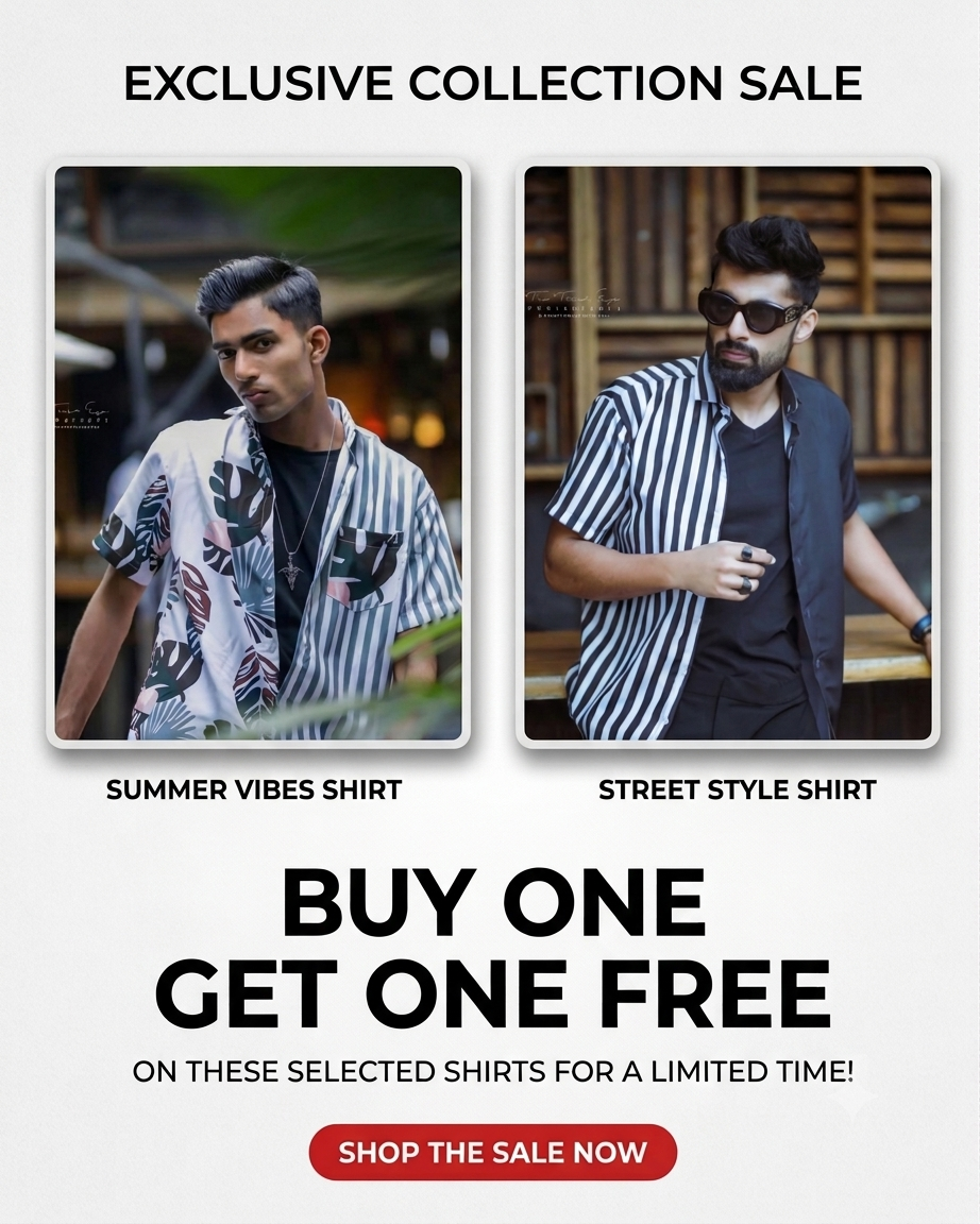 Shirt surprise pack - Buy 1 get 1 FREE