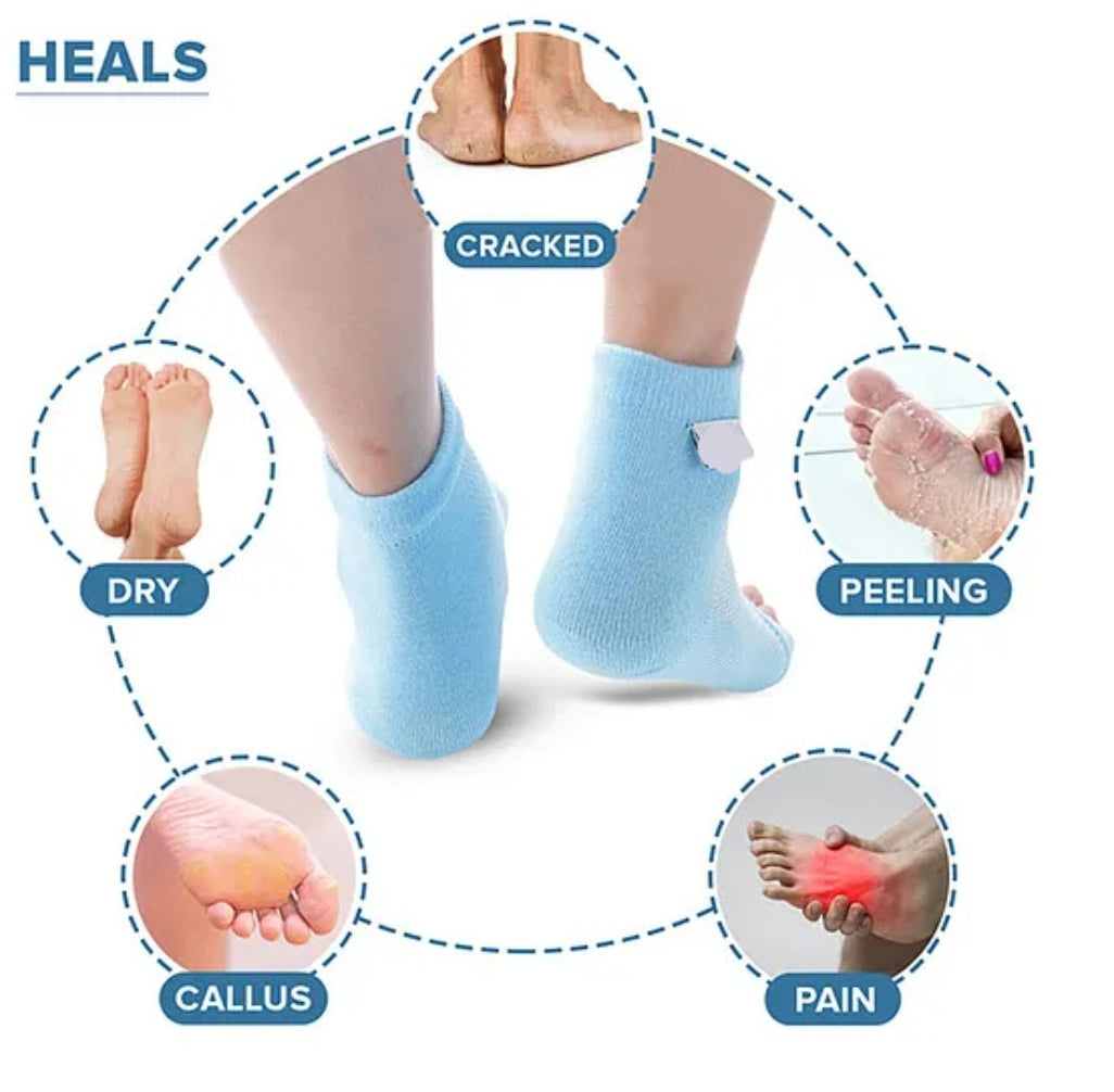Cracked Heel repair gel socks