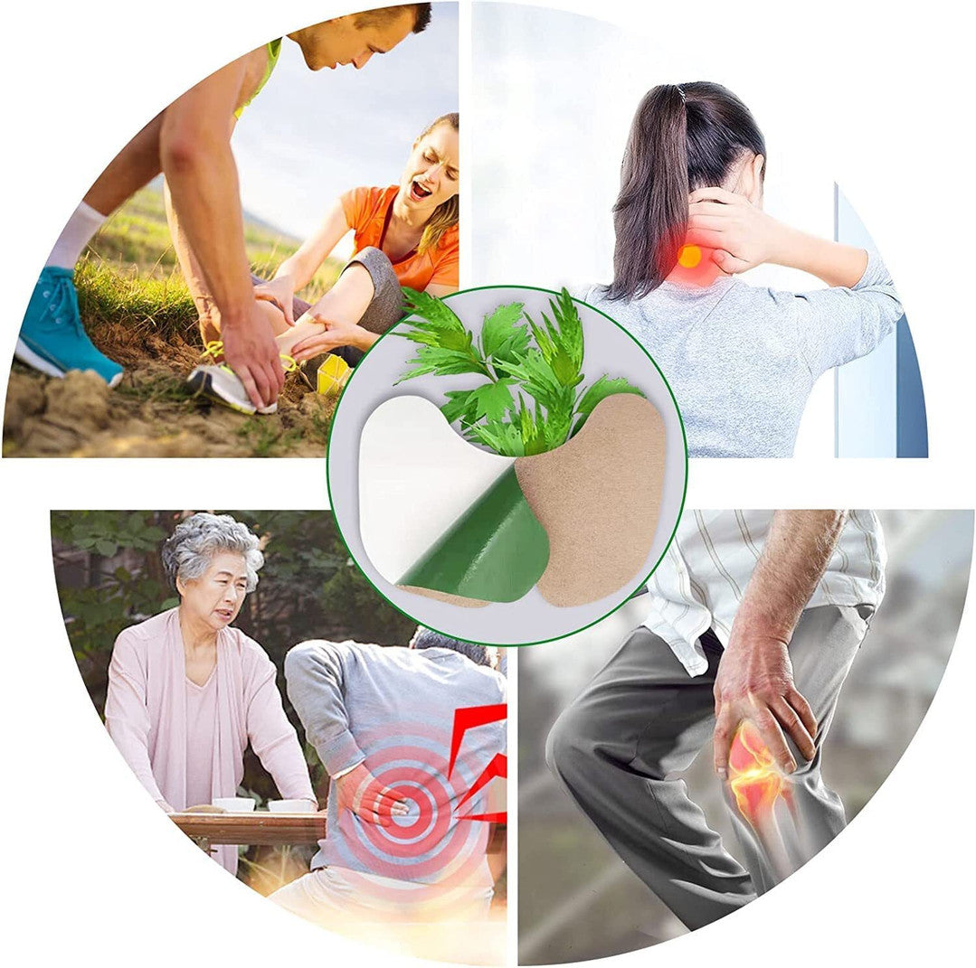 Herbal Pain Relief Patch- Pack of 10 - Fast relief ayurvedic formula for swelling, Inflammation, stiffness relief
