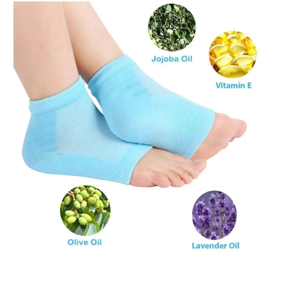 Cracked Heel repair gel socks
