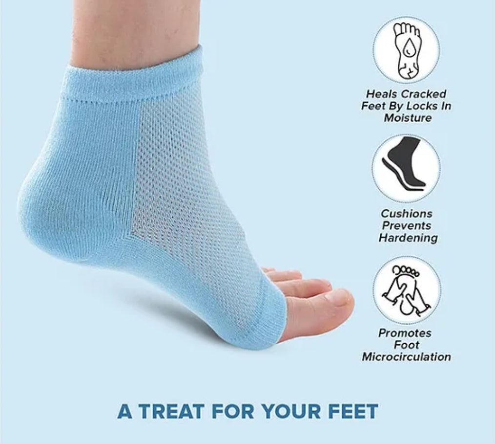 Cracked Heel repair gel socks