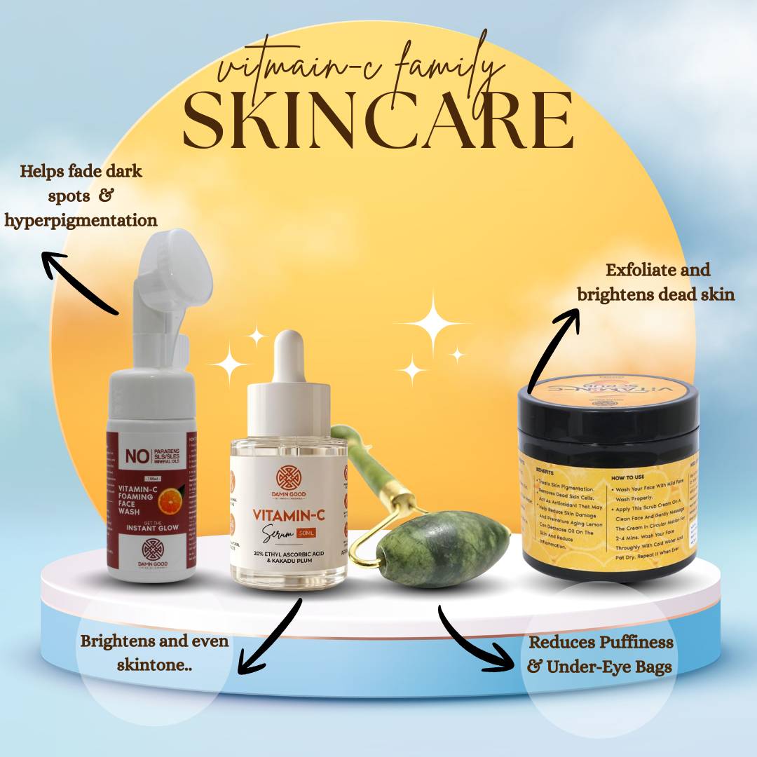 Vitamin C Skincare Family: Ultimate Brightening, Renewal & Protection for Radiant Skin