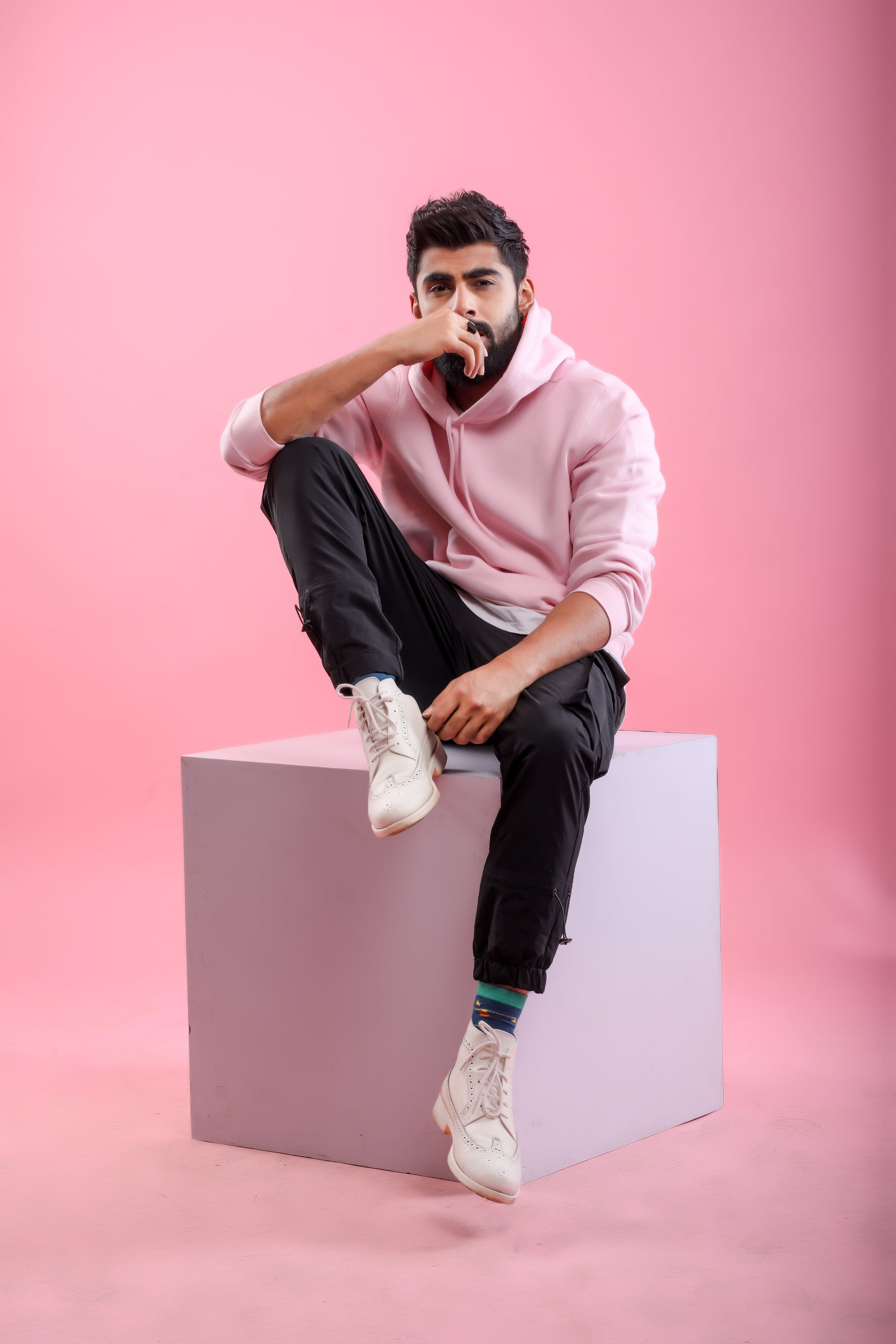 Hoodie - Mushy pink Unisex