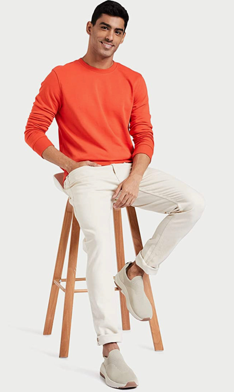 Tangy orange Pullover - winter exclusive