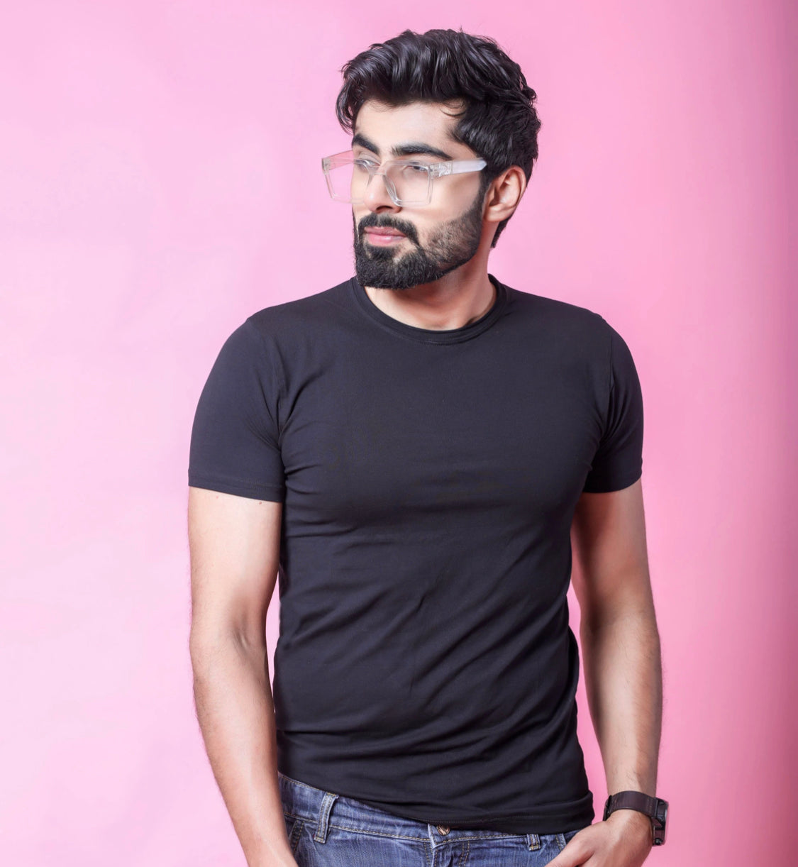 Combo- Classic Black, White and Blue T-Shirts