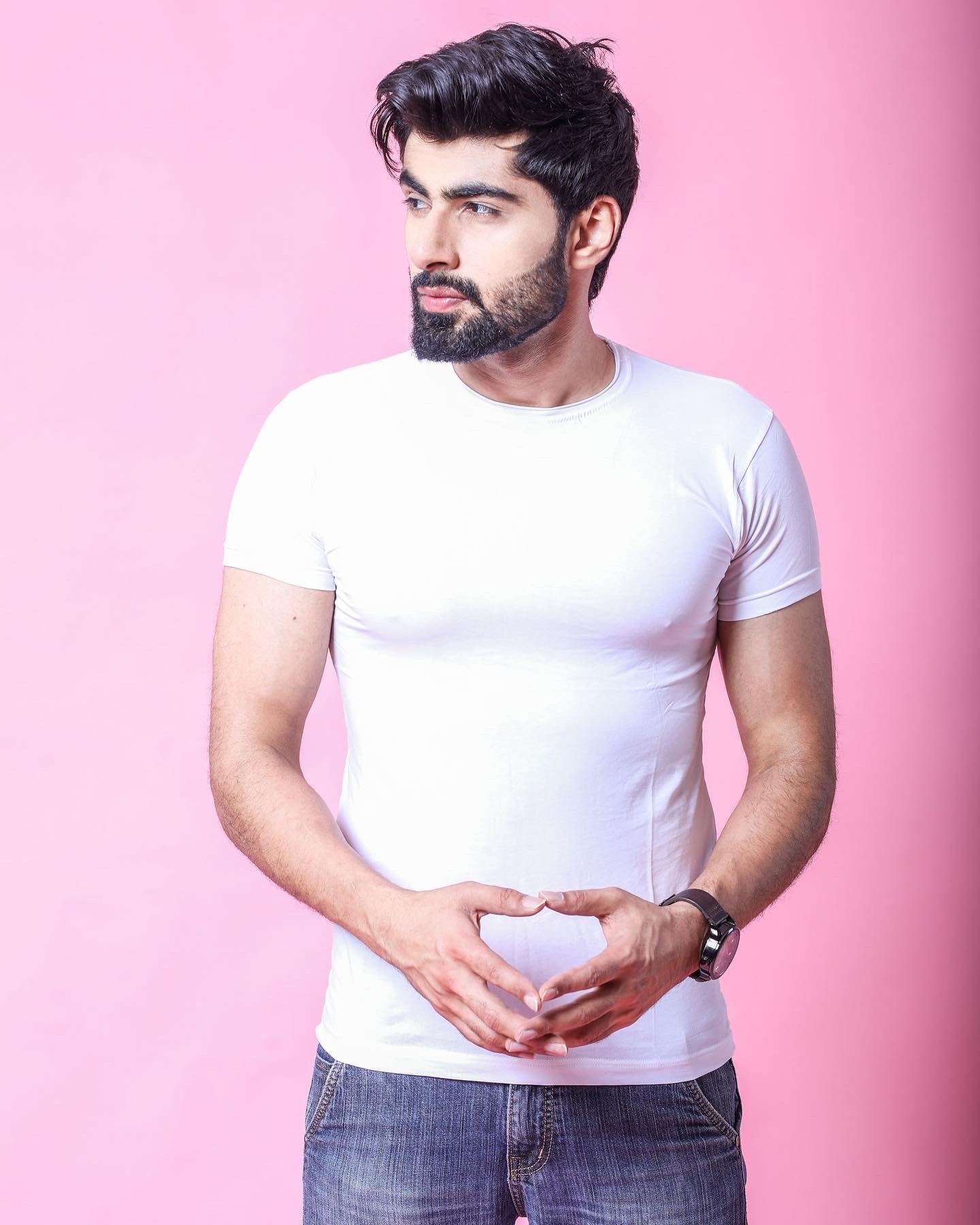 Combo- Classic Black, White and Blue T-Shirts