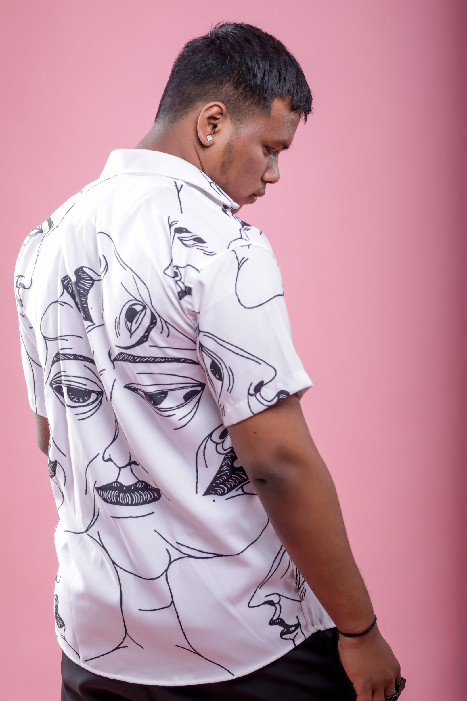 Mystique Casual White Shirt