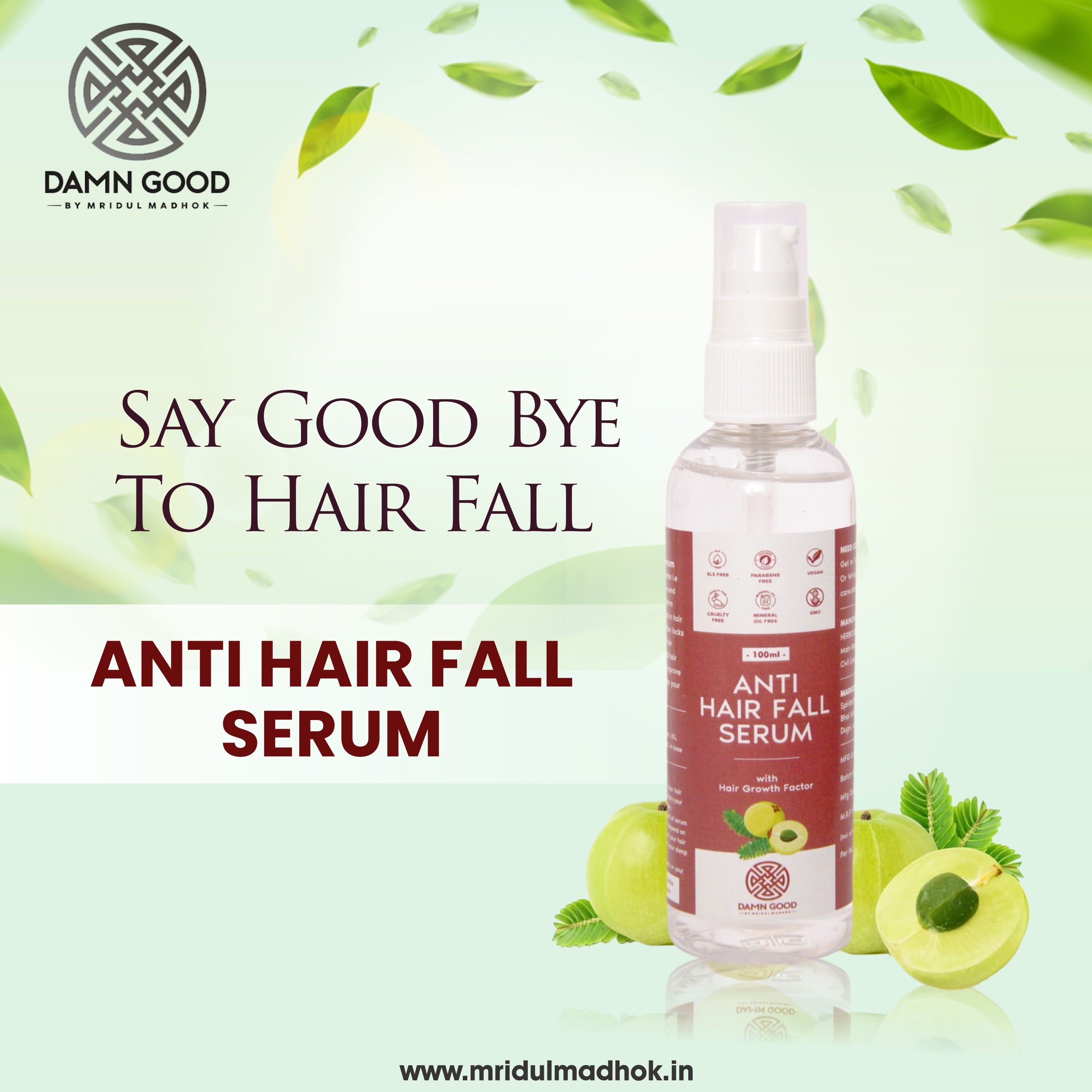 Glowelle FallEnd Hair Serum Defence Against Hair Fall 30 ml  Aaryanveda