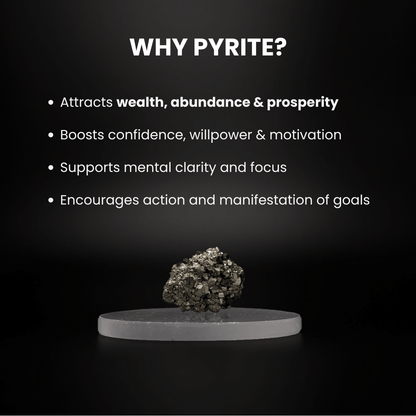Raw Pyrite Geode Stone | Money‐Attractor Pyrite Stone