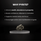 Raw Pyrite Geode Stone | Money‐Attractor Pyrite Stone