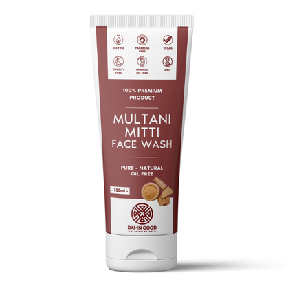 DamnGood Multani Mitti Face Wash -(Paraben/Sulphate-Free)-100 ML