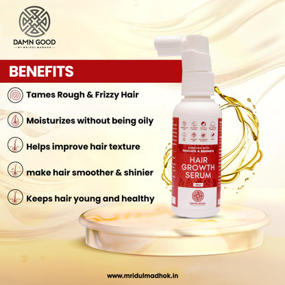 DamnGood Hair Growth Serum with Redensyl & Procapil - For Hair Regrowth