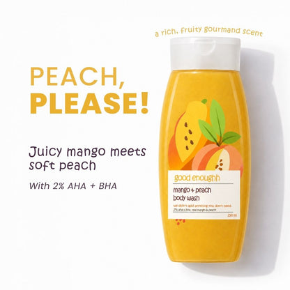 Mango & Peach Gourmand Body Wash