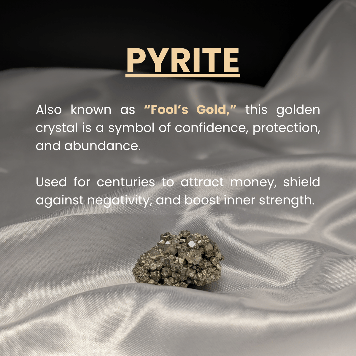 Raw Pyrite Geode Stone | Money‐Attractor Pyrite Stone