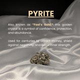 Raw Pyrite Geode Stone | Money‐Attractor Pyrite Stone