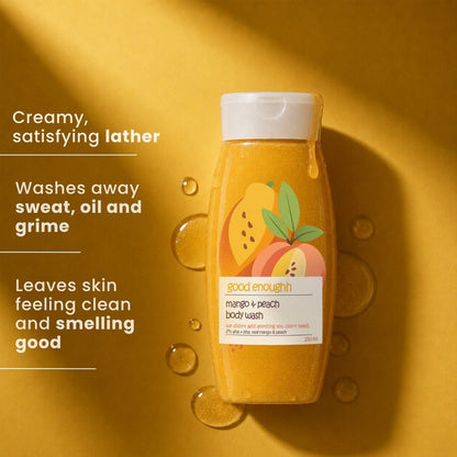 Mango & Peach Gourmand Body Wash