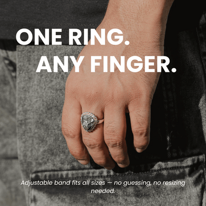 Astro-Wealth Pyrite Prosperity Ring