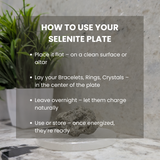 Selenite Crystal Charging Plate: Astro-Vastu Edition for Wealth, Clarity & Protection