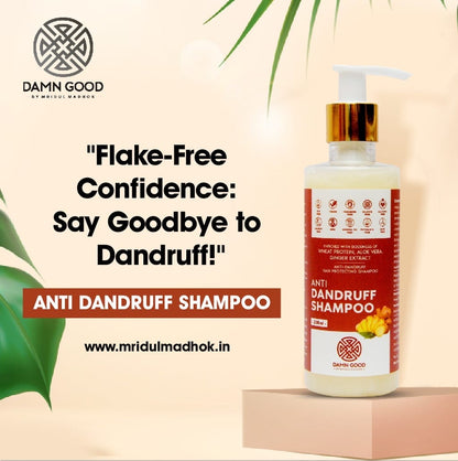 Damngood Anti Dandruff & Hair Protecting Shampoo -SLS & PARABENS FREE- 200ML