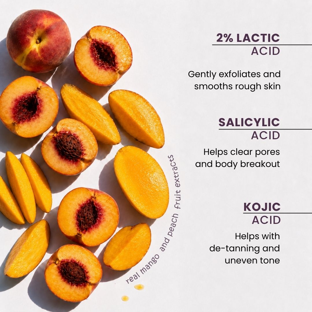 Mango & Peach Gourmand Body Wash