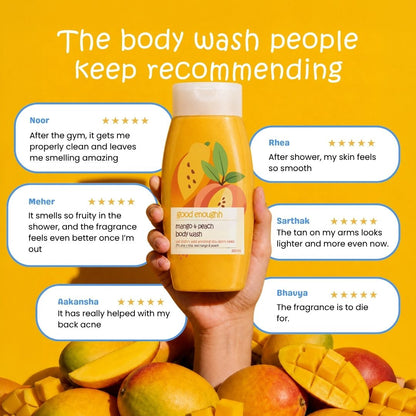 Mango & Peach Gourmand Body Wash