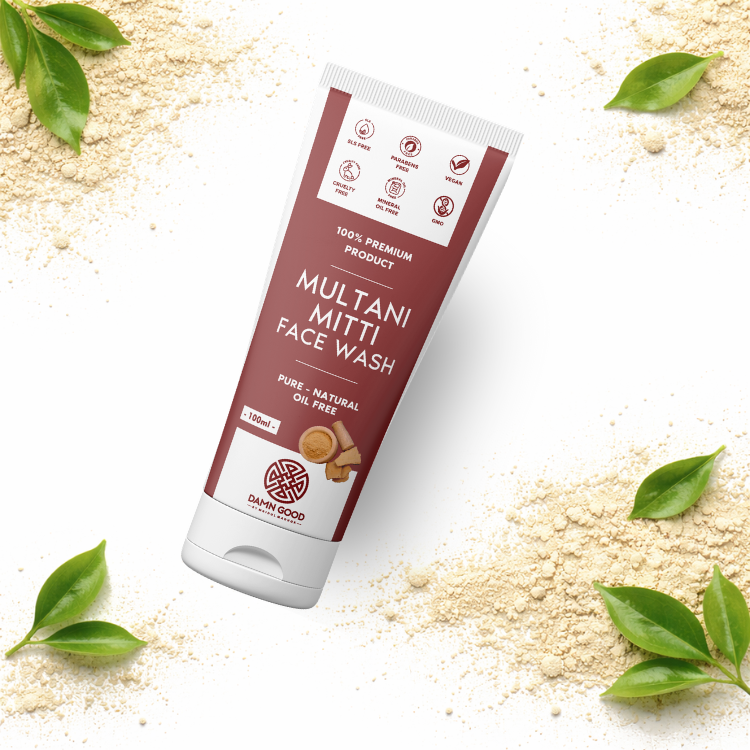DamnGood Multani Mitti Face Wash -(Paraben/Sulphate-Free)-100 ML