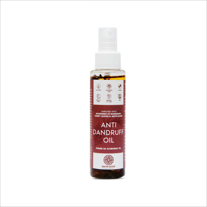 Damngood Ayurvedic Anti Dandruff Oil -Rosemary ,Curry Leaves & Methi Dana-100ML
