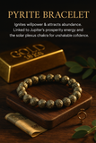 Silver Pyrite Stone Bracelet | Supercharged With Money-Attracting Vibrations