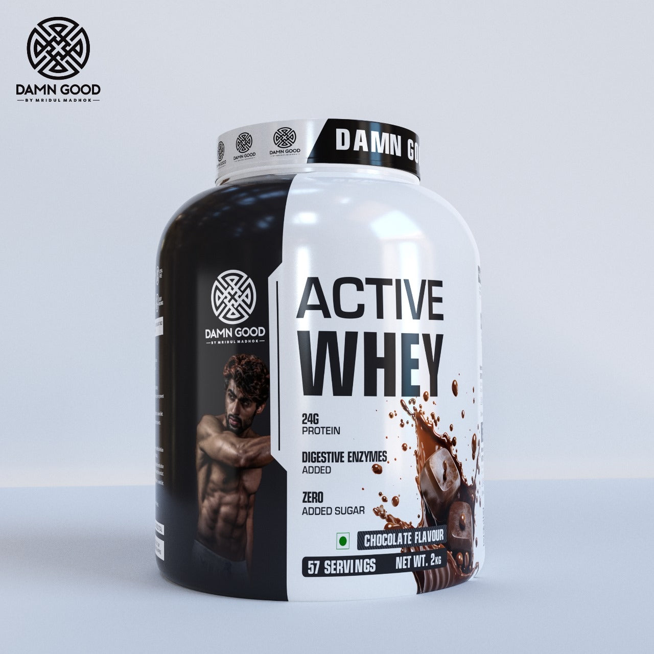 Damngood Active Whey Protein - Chocolate Flavour 5 Lbs