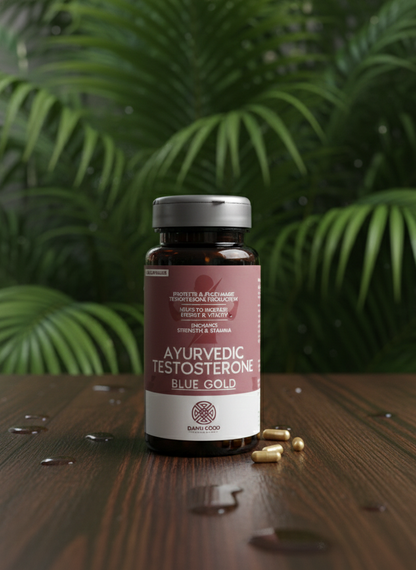 Damngood Ayurvedic Testosterone Booster-Blue Gold -60 Capsules