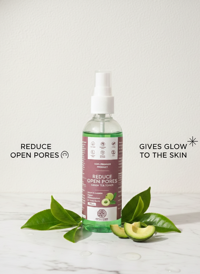 DamnGood  Green Tea Toner 100ml - Reduce Open Pores