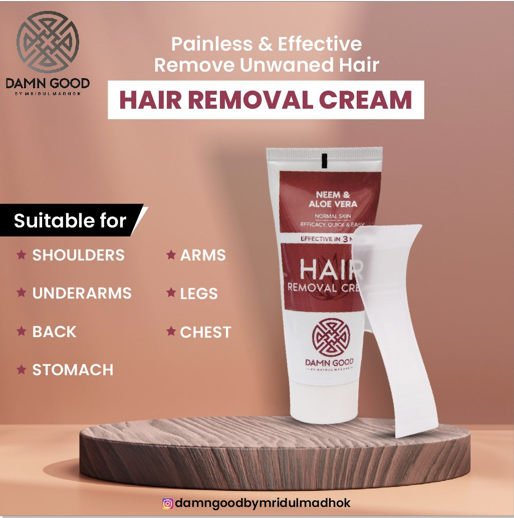 DamnGood Hair Removal Cream ( Neem & Aloe Vera)