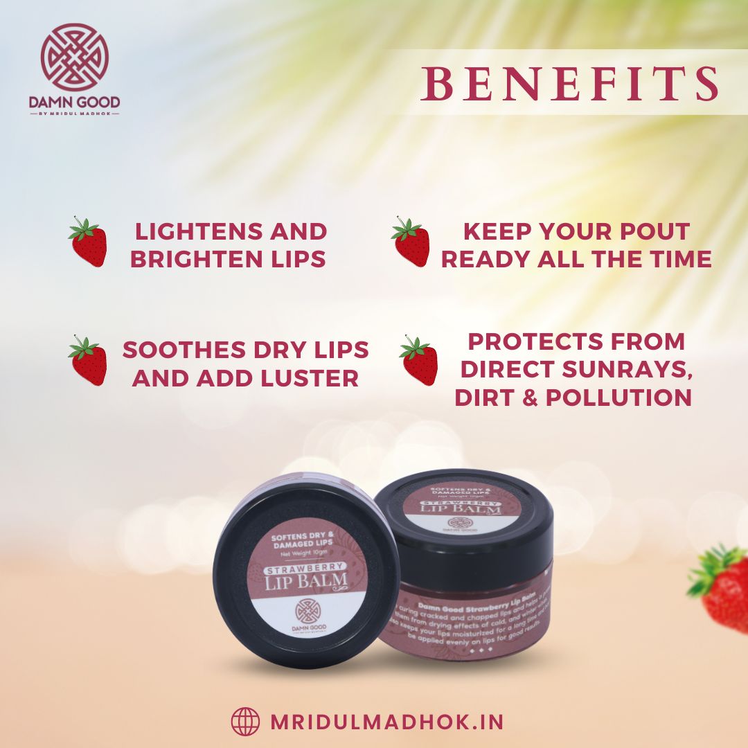 DamnGood Strawberry Lip Care Combo