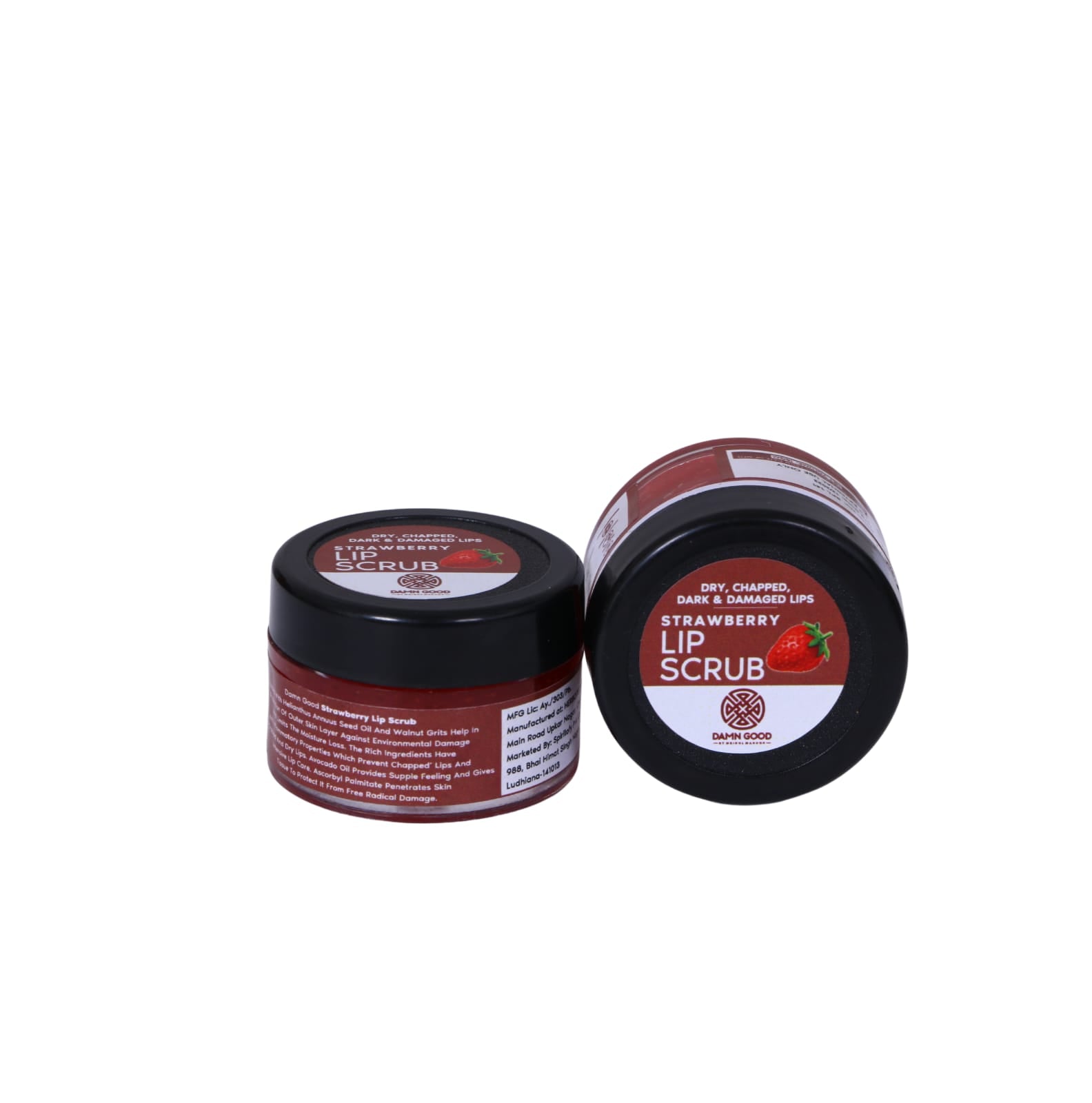 DamnGood Strawberry Lip Care Combo